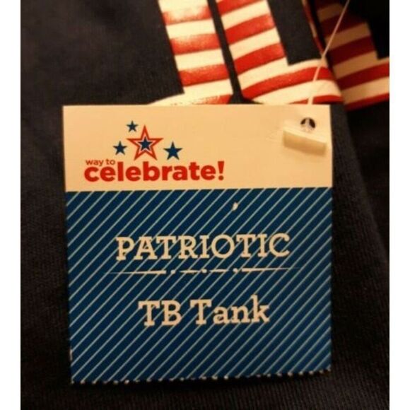 Way To Celebrate Americana Patriotic Boys Tank Top Sz 3T Red White & Blue 4th of - Picture 3 of 4